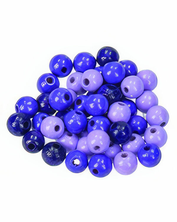 Perles en bois - Efco - violet